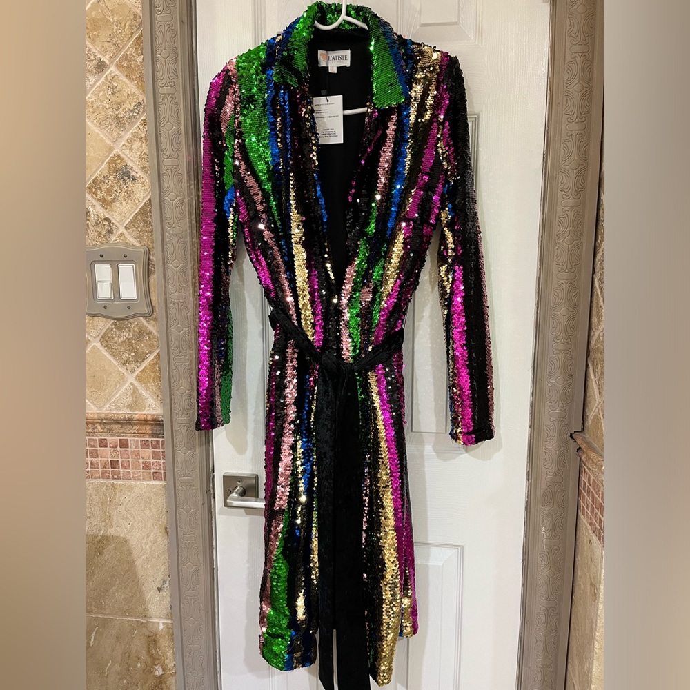 Brand new never worn L’Atiste sequin jacket.